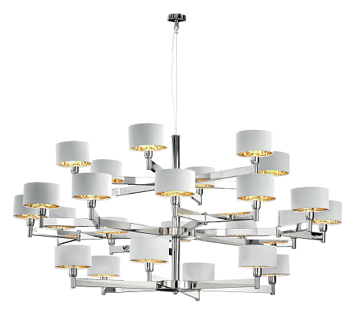 Lustre Contemporâneo em Níquel Polido