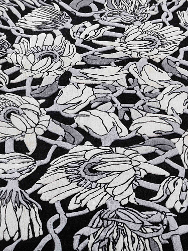 Tapete Withered Flower Tecido à Mão