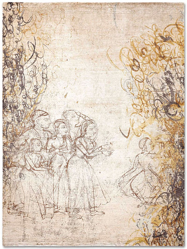 Tapete Dance Tecido à Mão