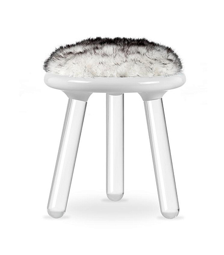 Banquinho urso branco Mirage