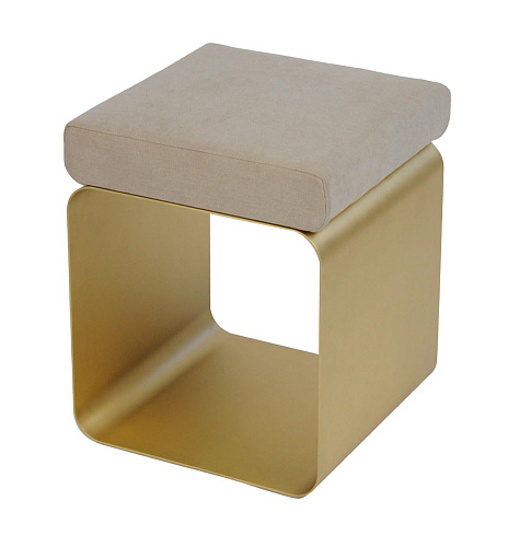 Banquinho areia com base metálica