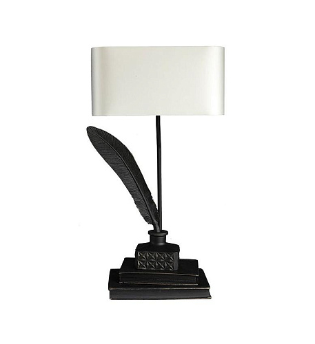 Candeeiro de Mesa Tom com Acabamento Bronze Antigo