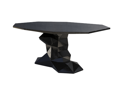 Mesa de Jantar Luxe Preta Bonsai