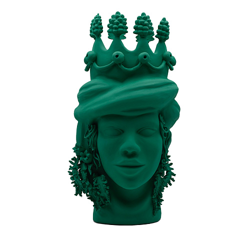 Escultura Moor's Head verde