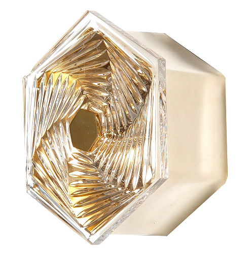 Plafão Pequeno Hexagonal em Cristal