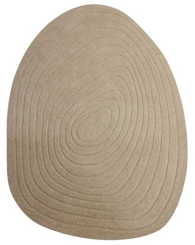 Tapete Forma Orgânica Bege
