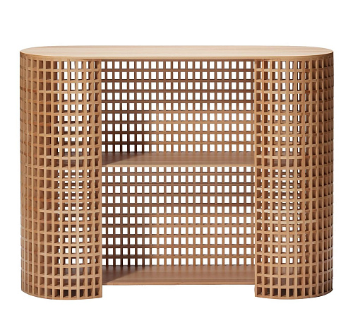 Armário madeira texturizada