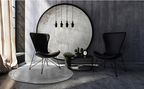 Tapete Redondo Luna Areia