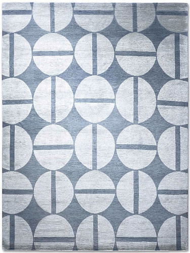 Tapete Prateado Feito à Mão