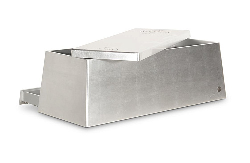 Baú de brinquedos prata lunar