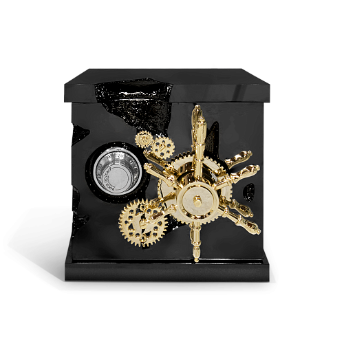 Cofre para Joias Preto Tycoon