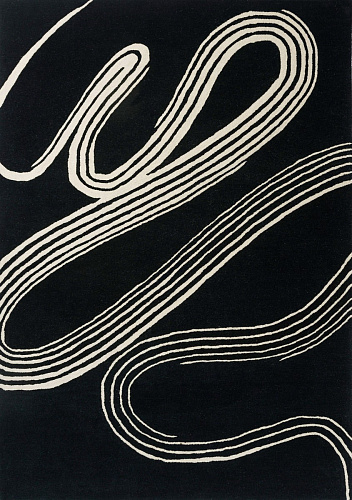 Tapete Decor Flow Caviar Tufted à Mão