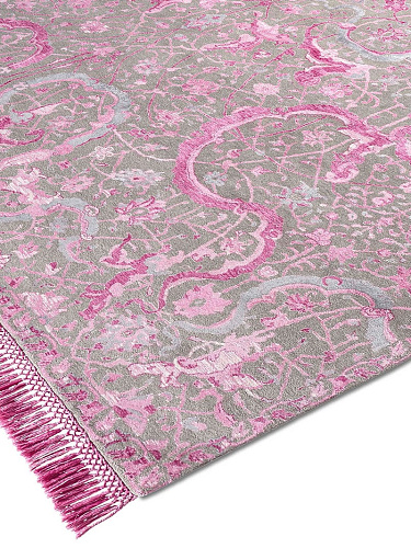 Tapete Luxuoso Tabriz Pink