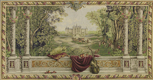 Tapeçaria verdura no castelo (grande)