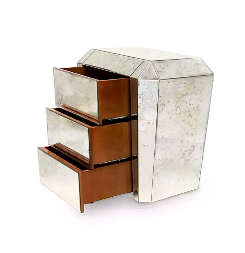 Mesa de Cabeceira Tamaris 3 Gavetas