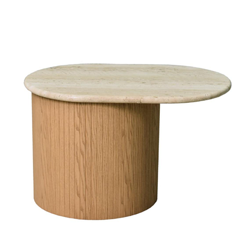 Mesa de Apoio Bitta com Tampo em Mármore