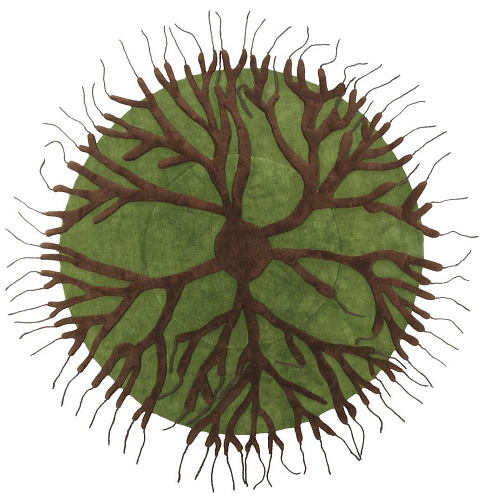 Tapete Roots Designer Tecido à Mão