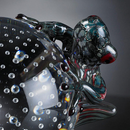 Figura Decorativa Sapo na Esfera