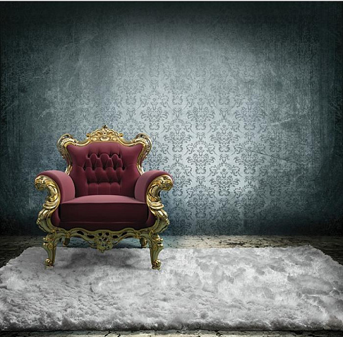 Tapete Shaggy Aster Branco