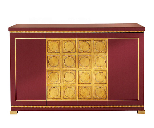 Aparador com Folha de Ouro e Painéis Lacados