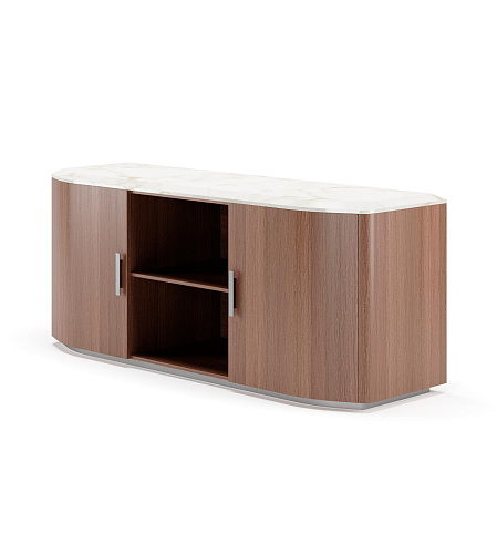 Aparador Alan em Madeira e Mármore
