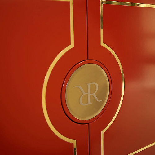 Aparador com Quatro Portas em Coral