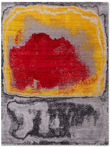 Tapete Red Dot Boulevard Tecido à Mão