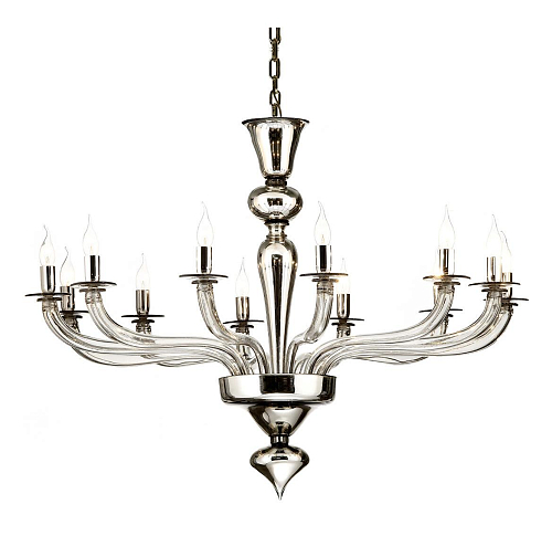 Lustre Murano com Espelho Fumado