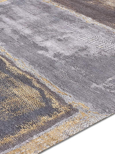 Tapete Gold Silver Tecido à Mão