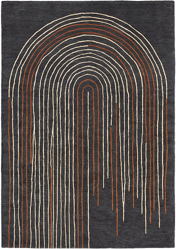 Tapete Arcade Lines Umber