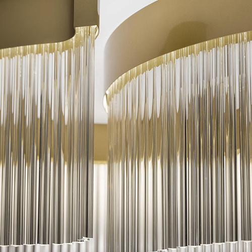 Lustre Mezza Luna Escultura Contemporânea