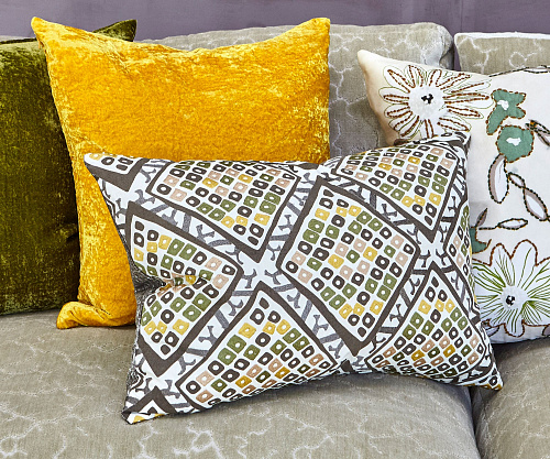 Almofada Paddy - Mustard 50 × 50