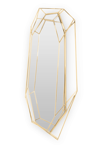 Espelho de parede grande Lustre