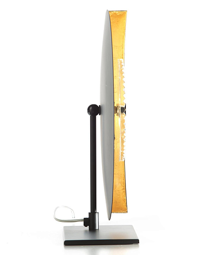 Candeeiro de Mesa Eye Gold Leaf em Cristal