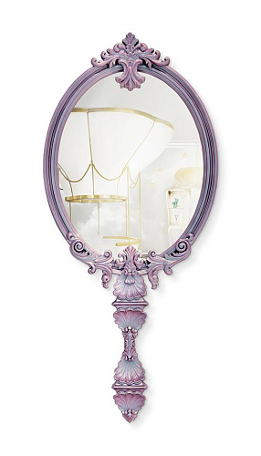 Espelho de parede Mystic Chameleon rosa