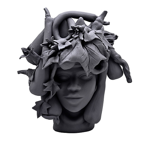 Escultura Moor's Head cinzenta