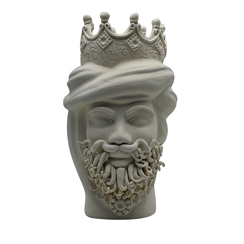 Escultura Moor's Head cinzenta