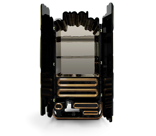 Armário Ellipse dourado