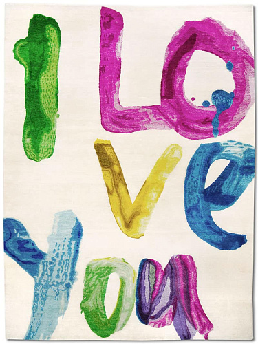 Tapete I love You Luxury Feito à Mão