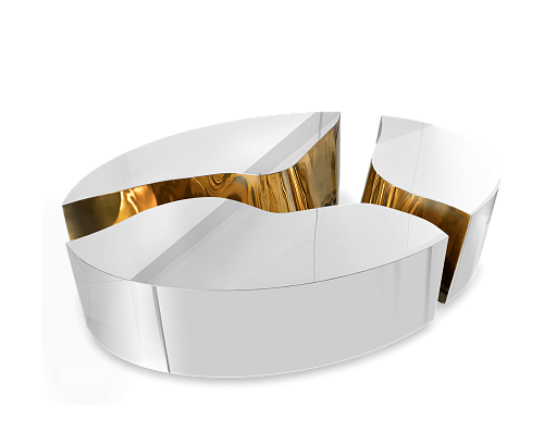 Mesa de Centro Oval Fissure