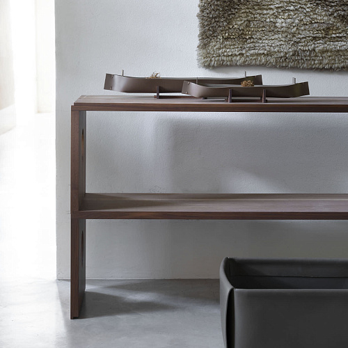 Caixa de secretária de couro Canoe