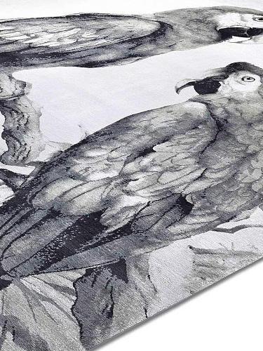 Tapete Two Parrots Tecido à Mão