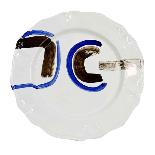 Prato cerâmico artesanal