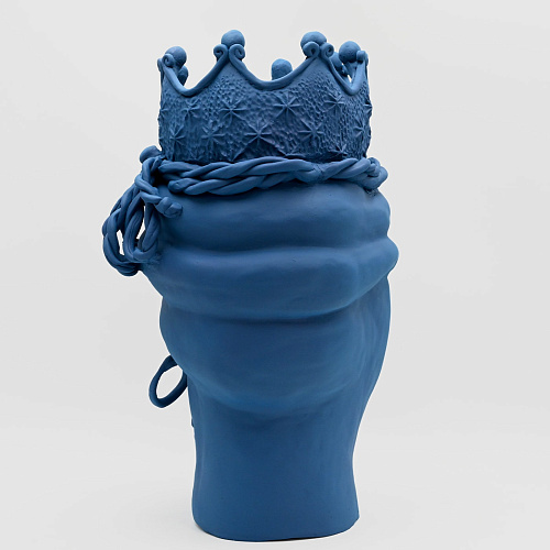 Escultura Moor's Head azul