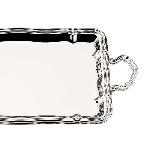 Bandeja prateada '700 com pegas