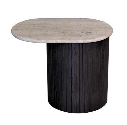 Mesa de Apoio Bitta com Tampo em Mármore