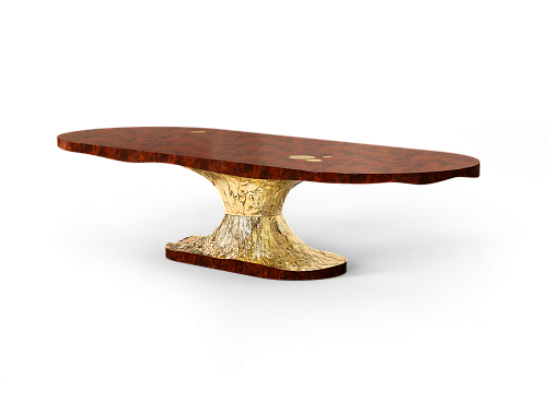 Mesa de Jantar Oval Luxe Evolution