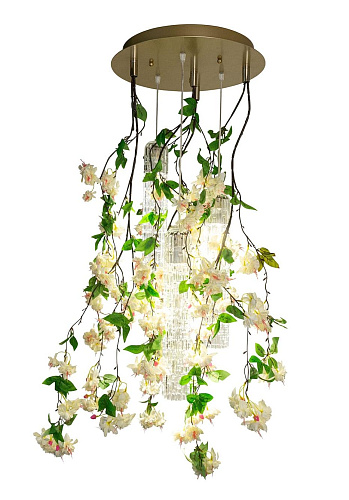 Lustre Pequeno White Cascade