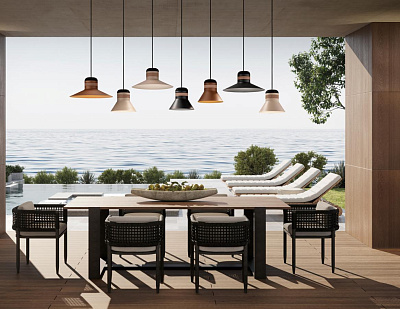 Candeeiros suspensos exteriores