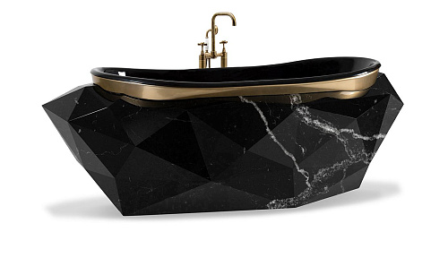 Banheira Gemstone mármore falso